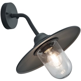 Trio Lighting Brenta vägglampa utomhus, antracit