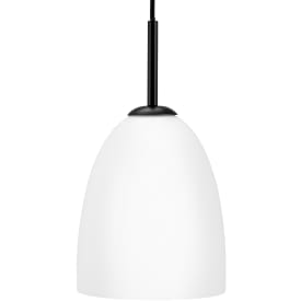 Dyberg Larsen Jazz pendellampa, svart, Ø18 cm