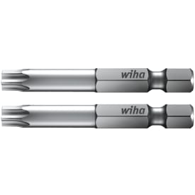 Wiha bits 70 mm, 1/4", TORX® 20, 2 stk. i boks