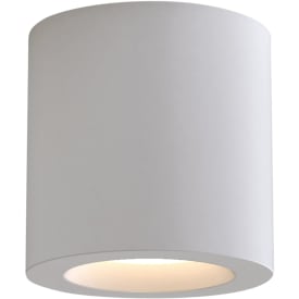 Loftarmatur påbygningsspot Astro Kos, rund, hvid, IP65