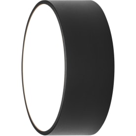 Astro Kea Round udendørs væglampe, sort, Ø15 cm