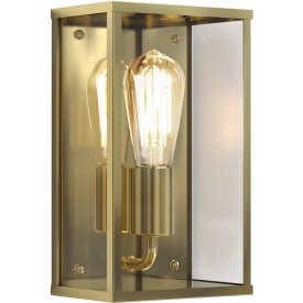 Astro Homefield udendørs væglampe, messing