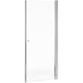 Gustavsberg Square dusjdør, niche, 79,6 cm, klart glass, krom profil