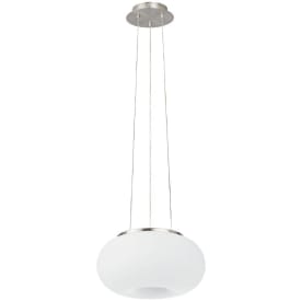 Optica pendel Ø280 bs/hvid, E27, 2X60W
