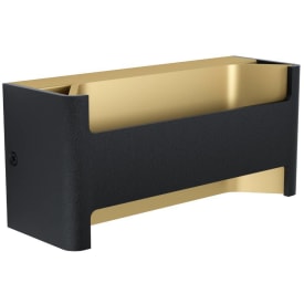 Feloniche Væg L220 sort/guld, Led, 10W, 1300LM, 3000K