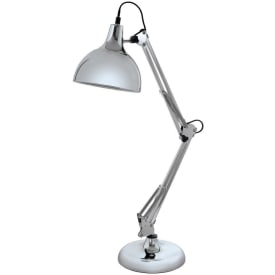 Borgillio Bordlampe H710 krom, E27, 40W