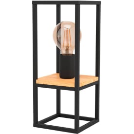 Libertad Bordlampe H350 brun, E27, 40W
