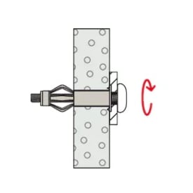 Hulpinne 6 x 52 mm, metall, 50 stk.