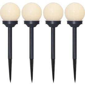 Star Trading Globus trädgårdslampa solcell, 4 st