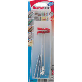 Vippeplugg DuoTec 10 SK NV med skrue, 10 mm, PA, 2 stk.