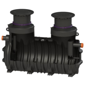 Kessel 10 l/s fedtudskiller, 160 mm til-/afgang, B125, i jord