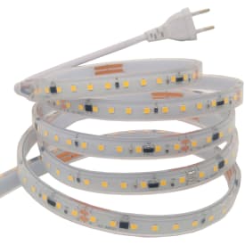 230V LED Strip 10W 2700K 50m, direkte tilslutning til 230V