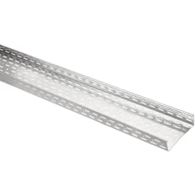 3 meter Kabelbakke KB184 200x60x1 mm, perforeret, Zinc+ (3M)