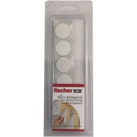 Dekkhette selvklebende Ø18 mm, hvit, 18 stk.