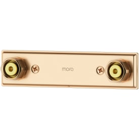 Mora blandarfäste, 160 cc, Ø16 mm, PE-X-, PE-RT-, PB- och multilayer-rör, borstad mässing