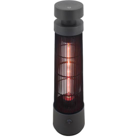 Heat1 Eco high-line Cone terassvärmare, infraröd, 1200 W, svart