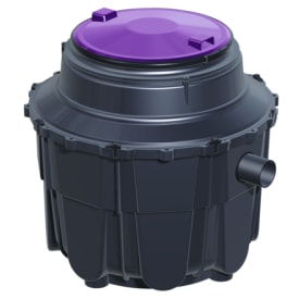 Kessel 1 l/s fedtudskiller, 110 mm til-/afgang, over jord