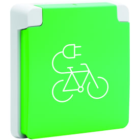 Hydro stikkontakt til elcykel, grå