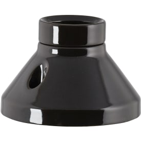 Loftfatning Fodlampe Ø100 mm, E27, sort, IP20