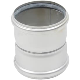 Blücher rustfri dobbelt muffe 110mm