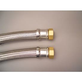 EPDM DN32 rustfri flet 1 1/4" x 1 1/4" omløber 300 mm