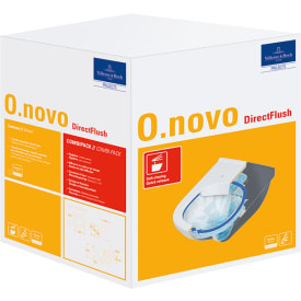 Villeroy & Boch O.Novo vegghengt toalett, uten skyllekant, hvit