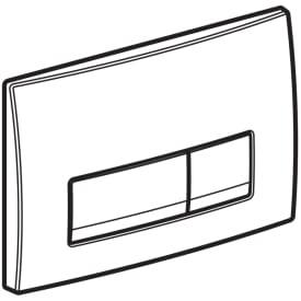 Geberit Delta50 Betjeningsplade hvid - 115.105.11.5