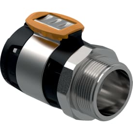 Geberit FlowFit overgang 63mmx2 np CrNiMo-stål sort