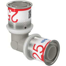 Uponor S-press Plus vinkel PPSU, 25-25 mm