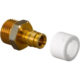 Uponor Q&E rett nippel utvendig, 20x1/2", uten q&e-ring
