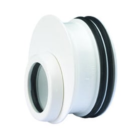 Wavin Wafix reduktion til rørspids, Ø75x50 mm, plast, hvid