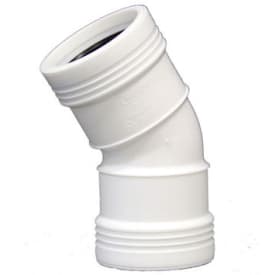 Wavin Wafix afløbsbøjning, 30°, Ø32 mm, plast, hvid