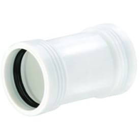 Wavin Wafix dobbeltmuffe, Ø32mm, plast, hvid