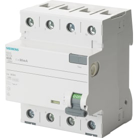 Siemens 5SV jordfelsbrytare A, 4P, 40A