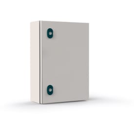 Metalvægskab B500 x H600 x D200 mm, lysegrå, EC050620