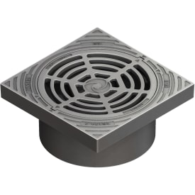 Ulefos 425 x 220 mm karm/rist m/lås, firkantet, fast, 12,5 t, GG