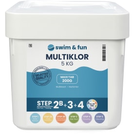 Swim & Fun Multiklor, all in one 200 g tabs, 5 kg