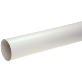 Rør 1,15 Meter Ø51mm Hvid Plast