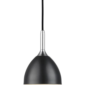 Halo Design Bellevue pendellampe, sort/krom, Ø14 cm