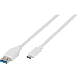VIVANCO USB-C/USB 3.1 Et kabel 1m Hvid