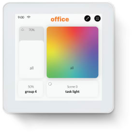 Dali-2-skjerm 4" med programmerbar grafisk layout