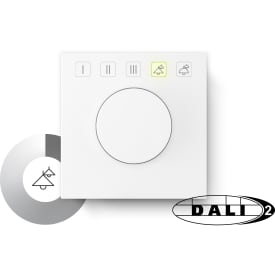 Dali-2 potentiometer med 5 tryk til grupper og scener