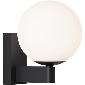 Astro Sagara væglampe sort med Opal glas. max. 1x3W G9 led IP44