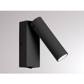 Anio W vegglampe svart 3W 3000K inkl. sjåfør