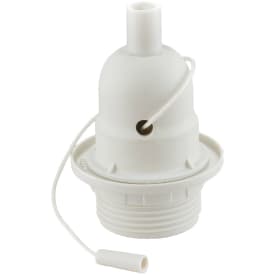 Halo Design E27 lamphållare med snörbrytare, vit