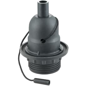 Halo Design E27 fatning med snorafbryder, sort