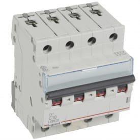 Legrand TX3 automatsikring kl. C, 4P med 10A