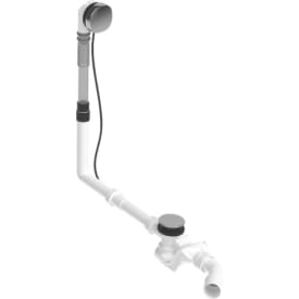 Duravit af- og overløbssæt, 85 cm, krom