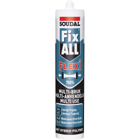 Soudal Fix ALL Flexi multifuge/lim, 290 ml, sort