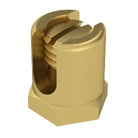 Jordingsklemme 25mm² med fastgøringsgevind M6 EKL 25 M6